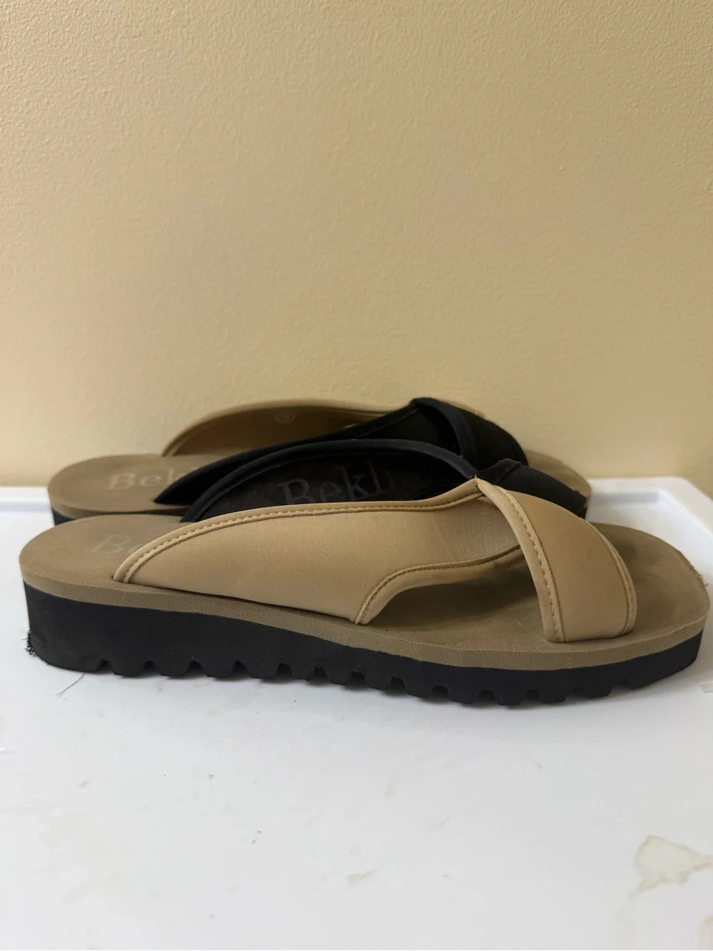 Beklina 9 Water Sandal Slide Eco Pool Beach Travel Handmade Modern Designer